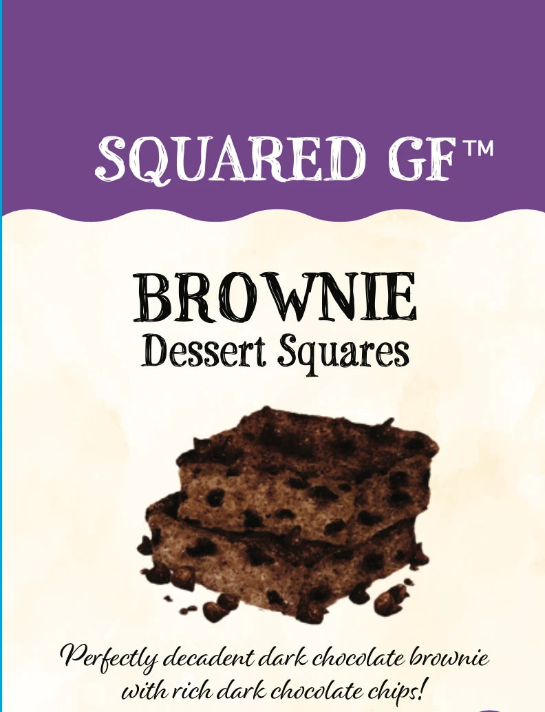 SQUARED GF  Bites size gluten free dessert squares.