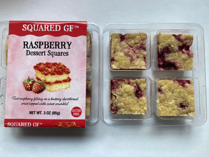 Raspberry Crumble Squares